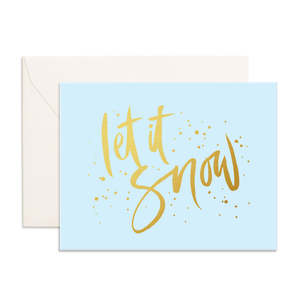 Let It Snow Greeting Card
