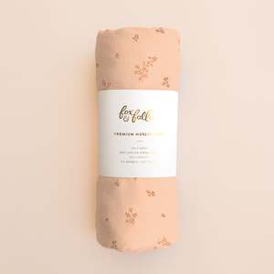 Wild Ruscus Muslin Wrap Swaddle