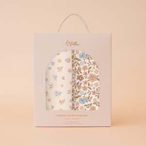 Meadow / Broderie Organic Muslin Wrap Set - PRE-ORDER (APRIL)