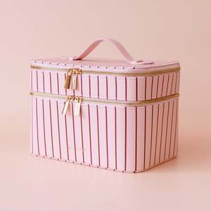 Teachers: Rosé Pinstripe Vanity Case - 'The Classic' - PRE-ORDER (APRIL)
