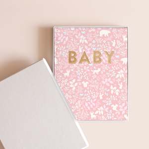 Gifts: Baby Book Forest Friends Peony Boxed - 3rd Edition
