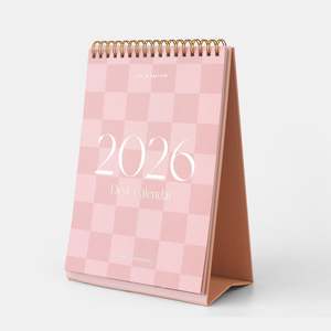 Nothingover35: 2026 Rose Check Desk Calendar - LOW STOCK