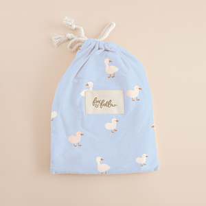 Under 50: Blue Ducks Organic Fitted Bassinet Sheet/Change Pad Cover