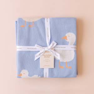 Gifts For Kids: Blue Ducks Blanket