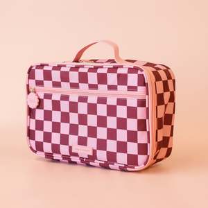 Gifts For Kids: Cherry Check Large Lunch Bag - SECONDS