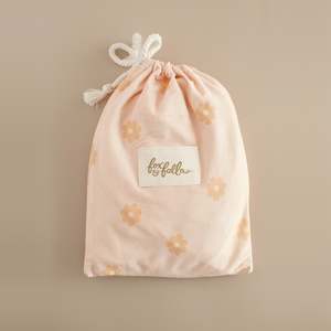 Helios: Daisy Chain Organic Fitted Bassinet Sheet/Change Pad Cover