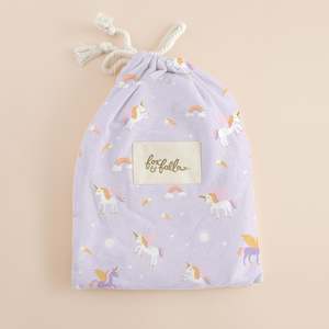 Unicorns Organic Fitted Cot Sheet