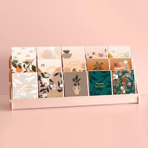 Displays: Still Life Long Card Display Special - 5x3 - FULLY STOCKED - *MADE TO ORDER - PLEASE ALLOW 3-4 DAYS*