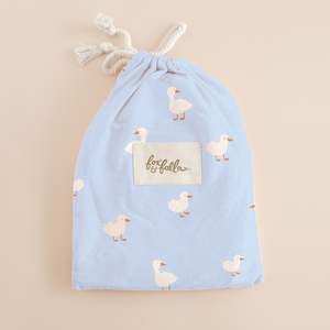 Cot Sheets: Blue Ducks Organic Fitted Cot Sheet