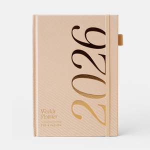 Teachers: 2026 A5 Horizontal Planner - Taupe - SECONDS