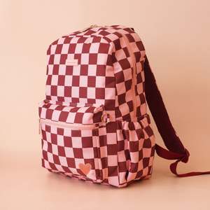 Teachers: Cherry Check Backpack - SECONDS