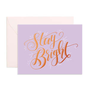 Teacher Cards: Stay Bright Greeting Card - LAST CHANCE
