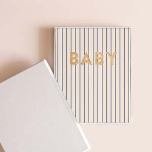 Baby Book Breton Stripe Boxed - 3rd Edition- FINAL SALE