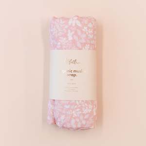 Forest Friends Peony Muslin Wrap Swaddle
