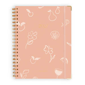 2027 A4 Academic Vertical Planner - Amalfi Peach - PRE-ORDER (SEPTEMBER)