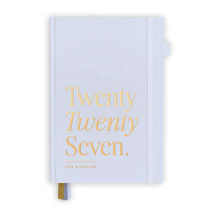 2027 A5 Vertical Planner - Powder - PRE-ORDER (SEPTEMBER)