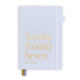 2027 A5 Vertical Planner - Powder - PRE-ORDER (SEPTEMBER)