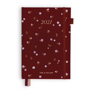 Teachers: 2027 A5 Vertical Planner - Cherry Wisteria - PRE-ORDER (SEPTEMBER)