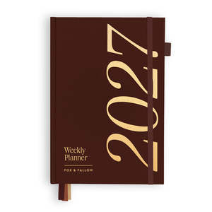 Teachers: 2027 A5 Vertical Planner - Chocolate - PRE-ORDER (SEPTEMBER)