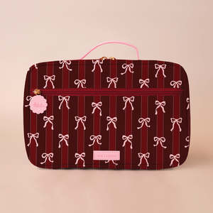 Ruby Ribbon Stripe Large Lunch Bag - PRE-ORDER (OCTOBER)