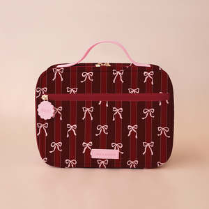 Nothingover35: Ruby Ribbon Stripe Mini Lunch Bag - PRE-ORDER (OCTOBER)
