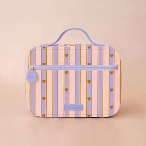 Nothingover35: Lilac Stripe Mini Lunch Bag - PRE-ORDER (OCTOBER)