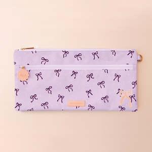 Violet Ribbons Large Pencil Case - PRE-ORDER (OCTOBER)