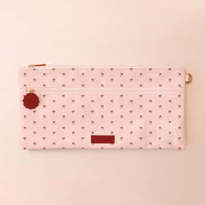 Nothingover35: French Bows Large Pencil Case - PRE-ORDER (OCTOBER)