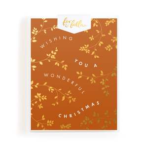 Broderie: Wonderful Christmas Vines Greeting Card Boxed Set