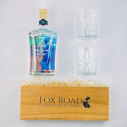 Spirits Liqueur Gift Baskets: Dancing Sands Gin and Tumblers Gift Box