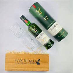 Spirits Liqueur Gift Baskets: Glenfiddich Whisky and Tumblers Gift Box