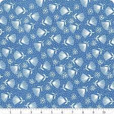 Flowerhouse 1930’s Blue Daisy Floral – by Debbie Beaves