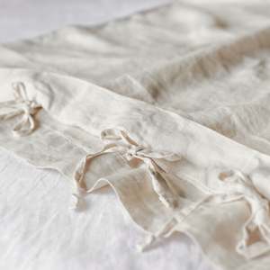 Cot Duvets: Oat Linen Cot Duvet