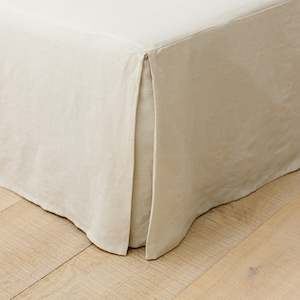 Valances: Oat Linen Valance - 40cm/45cm Drop