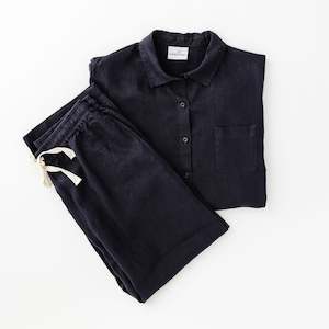 Womens Sleepwear: Midnight Blue Winter Pyjama Set