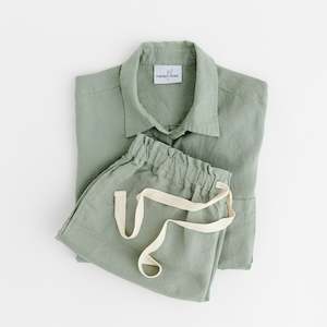 Sage Green Summer Pyjama Set