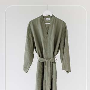 Cactus Linen Robe