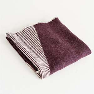 Wool Baby Blankets: Fig Geometric Wool Baby Blanket