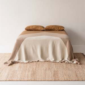 Wool Bedspreads: Ginger Honey Wool Bedspread