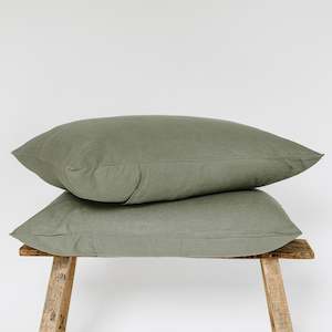 Sheet Sets Pillowcases: Cactus Linen Pillowcases