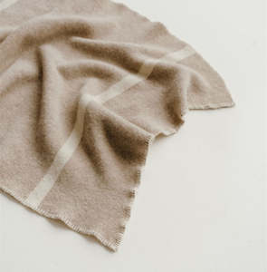 Wool Baby Blankets: Oatmeal Wool Baby Blanket