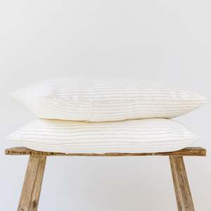Tobacco Stripes Linen Pillowcases Sale