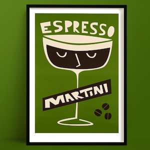 Espresso Martini Print | Elegant Wall Art