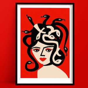 Bestsellers Art Prints: Medusa Print | Feminist Wall Art