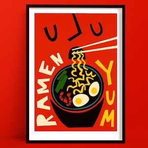 Ramen Print | Asian Food Art