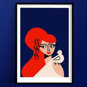 Portraits: Aphrodite Print | Modern Goddess Wall Art