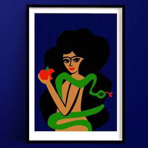 Eve Portrait Print | Female Empowerment Art
