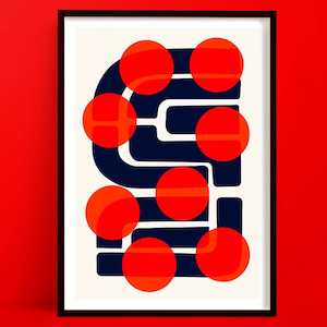 Many Suns | Geometric Abstract Print
