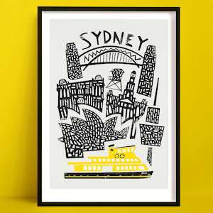 Sydney Print | Cityscape Art Print