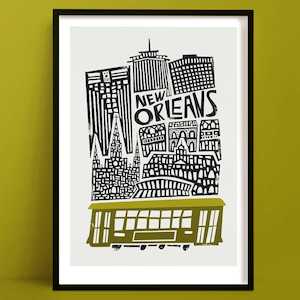 Hallway Wall Art: New Orleans Print | Cityscape Wall Art